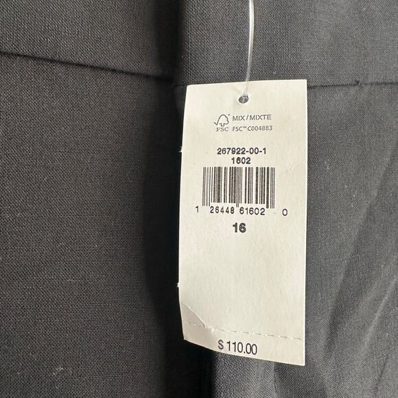 Banana Republic Logan Trouser Pant Black 16 267922 - Picture 3 of 9